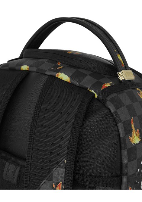 Zaino con Shark Mouth SPRAYGROUND | 910B8730NSZSCRIBBLE FIRE CHECK